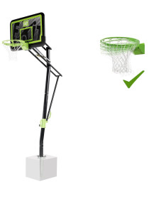  Баскетбольна стойка EXIT Galaxy black+ кільце з амортизацією